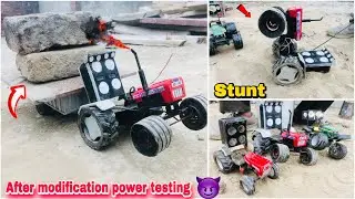 DIY 🚜Swaraj loaded with 5kg weight ❤️|| new modification power testing 🔥|| 