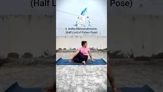 Yoga for flexibility and strength- 8 Minutes yoga stretching flow  #yogagirl #motivation