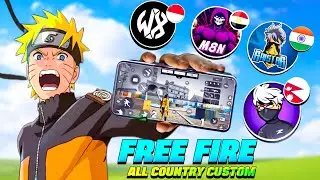 Every Countries Best Player [ 3 Finger ] Custom HUD in Free Fire 🤯Free Fire Best Custom Hud Settings