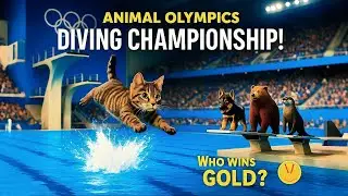 Animal Olympic Diving Showdown &ndash; Who Wins Gold? 🏅