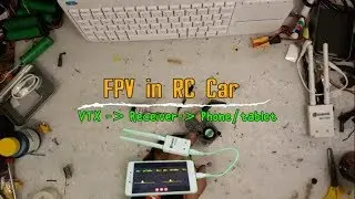 Cheap FPV in RC Car - Part 2/2 Foxeer cam and Eachine ROTG02