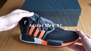 Adidas NMD R1   Core Black  Screaming Orange  Grey Five   Detailed Review