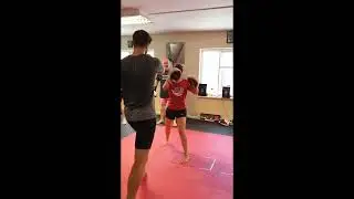 kickboxing fun at the AFC