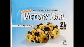 Honest Reviews: Oh Yeah! Victory Bar - Chocolate Chip Cookie Dough By oppermanfitness/#gains