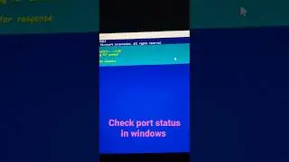 How to check port status in windows using powershell #youtube #computer #technology #youtuber