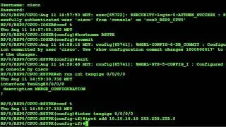 IOS XR 2 Stage Commit