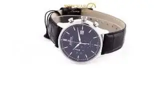 Edox Les Vauberts Chronograph Steel Black 2 (91001-3-NIN) - Full HD