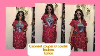 comment couper et coudre boubou kaftan en QUELQUES MINUTES très facile
