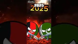 Pakistan 🇵🇰 And Afghanistan 🇦🇫 2025 #countryballs #globevibes #edit #trending #pakistan