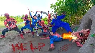 Terrifying battle, 7 brave Spider-Man and the beast join forces to destroy the ancient fire dragon