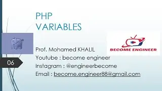 06 - PHP - VARIABLES - BECOME ENGINEER
