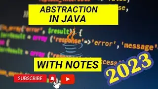What is Abstraction in Java language 2023 ?