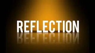 How to add reflection to text & other objects in photoshop | Photoshop Reflection Tutorial
