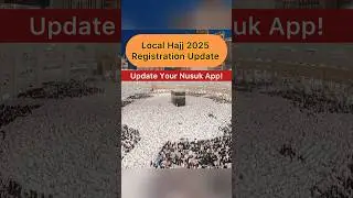 Update your Nusuk app for Local hajj 2025 Registration  #localhajj #hajj2025 #hajj2025update
