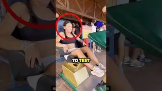 Она застряла на своем месте!😳😱