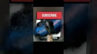 Lost in Blue Nebula - Relaxing Space Spray Art