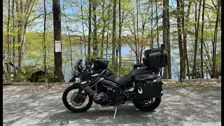 Triumph Tiger 800, Staten Island to Garden State Parkway North. No music, no talking, just the ride.