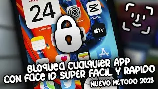 BLOQUEA tus APPS con Face ID en tu iPhone (NUEVO METODO 2023)