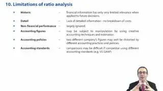 CIMA F2 Limitations of ratio analysis