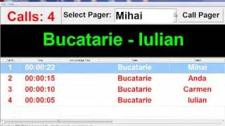 Monitorizare apeluri de la Bucatarie - Gemilink Manager,  sistem apel chelneri Gemi841