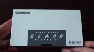 GOLDSTAR SUPER POWER BLACK MAGNETITE E-180 VHS PAL SECAM