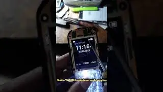 Nokia  TA1010 105 headphone mode problem solution