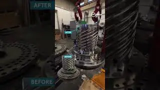 Die Head refurbishment at @finter_oy in Akaa, Finland. #extrusion #blownfilmextrusionprocess