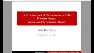 Analysis Lecture 32: The Derivative of an Integral