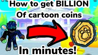 HOW TO GET *BILLIONS* OF CARTOON COINS IN MINUTES!!! | Pet simulator X