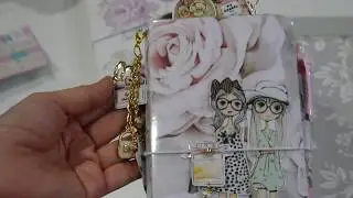 Bona's tutorial-TN's with Laminated Pocket Folder/Elastic Charm Page Divider