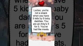 The Most Savage Line About Baby Daddies!🤣 #funny #jokes