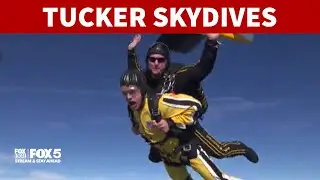 Flashback: Tucker remembers skydiving with the Golden Knights