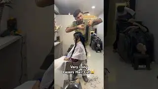 Very Long Layers Hair Cut Technique and Steps Haircut
