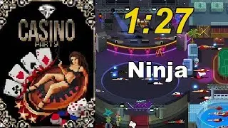 Party Hard Speedrun Casino Ninja (1:27)