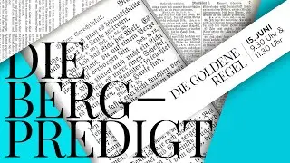 Die Bergpredigt - Die goldene Regel