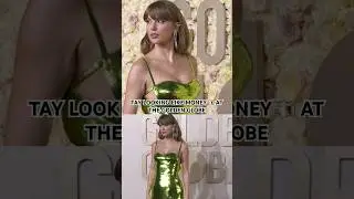 Taylor This Designer Ate!! The Golden globe Wasn't Ready For Beauty #goldenglobes #taylorswift