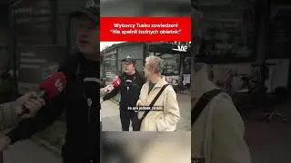 Wyborcy Tuska zawiedzeni. 