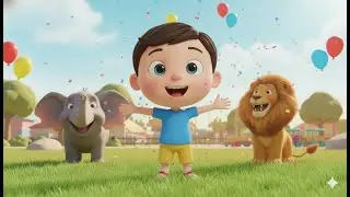 Let’s Go to the Zoo! 🦁🐘 Animal Sounds & Movements for Toddlers | Fun Learning Song