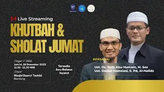 🛑LIVE Khutbah dan Sholat Jum'at Masjid daarut Tauhiid Bandung