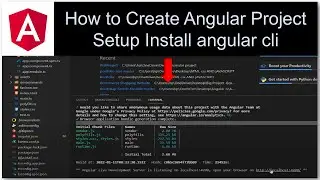 How To Create Angular Project Setup | Install Angular cli