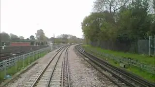 District Line - Drivers Eye View - Southfields - Wimbeldon - C Stock - Carriage 5539