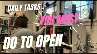 Day In The Life Of A Bookstore Owner | what I do and how much I read
