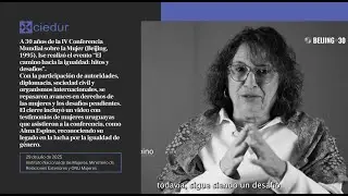 A 30 años de la IV Conferencia Mundial sobre la Mujer (Beijing, 1995)