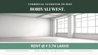 🏢 Available Commercial Showroom On RENT @  Borivali West.🏢📞 +919594888888