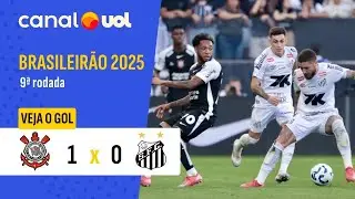 CORINTHIANS 1 X 0 SANTOS: CAMPEONATO BRASILEIRO 2025, VEJA O GOL!