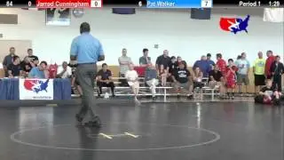 2012 Schoolboy Nat. Duals  84: Jarrod Cunningham vs. Pat Walker