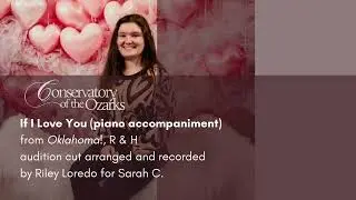 If I Loved You audition cut for Sarah accompaniment only