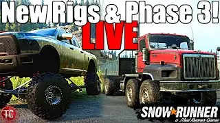SnowRunner LIVE: NEW RAM, PHASE 3, Wisconsin, MODS, & MORE!