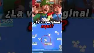 ❓ &iquest;SAB&Iacute;AS Que la VOZ ORIGINAL de Mario Est&aacute; en Esta Escena? 🎭