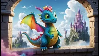 Roblox Baby Dragon Flew Into a Cloud Castle | Kids Songs & Nursery Rhymes